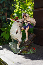 Charger l&#39;image dans la galerie, Princesse Mononoké, ghibli, figurine San, figurine à peindre, loup
