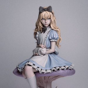 Alice au pays des merveilles, figurine Alice au pays des merveilles, figurine a peindre, Lewis Caroll