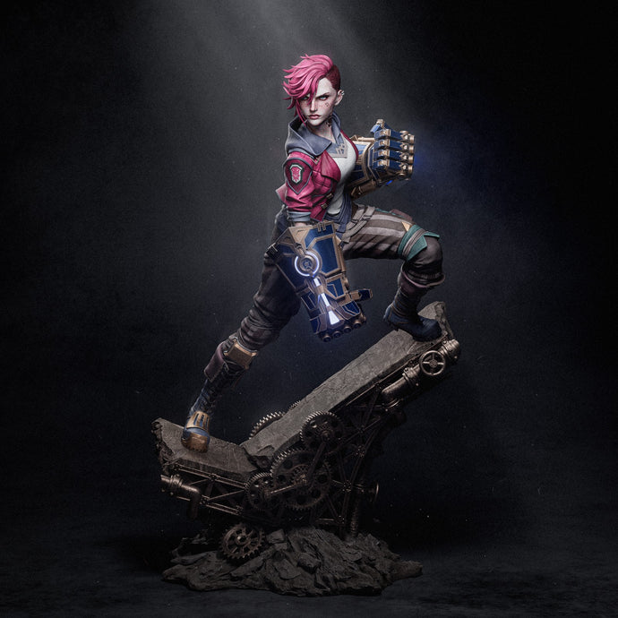 figurine Vi, figurine Arcane, figurine a peindre, figurine Jinx