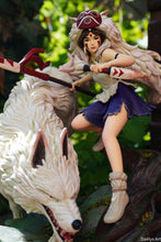 Load image into Gallery viewer, Princesse Mononoké, ghibli, figurine San, figurine à peindre, loup
