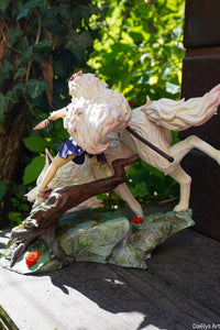 Princesse Mononoké, ghibli, figurine San, figurine à peindre, loup