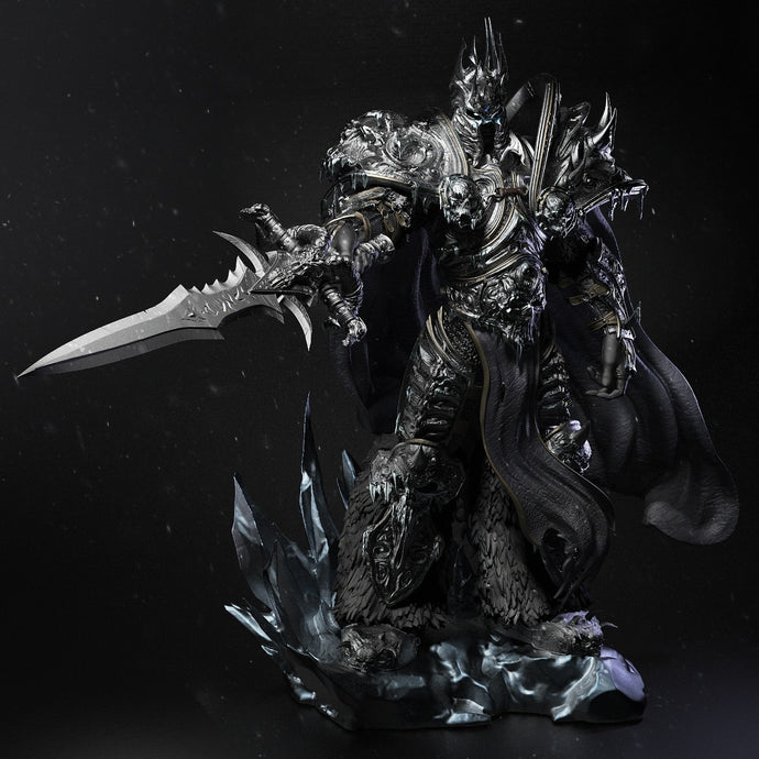 figurine Arthas, figurine Roi Liche, figurine world of warcraft