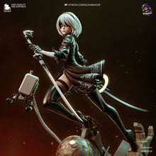 Charger l&#39;image dans la galerie, figurine 2b figurine nier, nier automata, figurine a peindre
