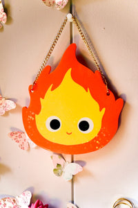 Calcifer, décoration murale Calcifer, ghibli, mignon, décoration mignonne, Daëlys Art