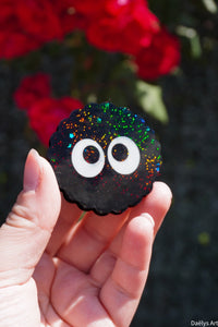 pin's ghibli, magnet ghibli, noiraude, susuwatari, mignon, japon, Daëlys Art