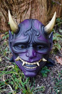 Masque Oni portable - violet
