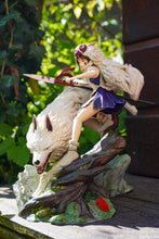 Load image into Gallery viewer, Princesse Mononoké, ghibli, figurine San, figurine à peindre, loup
