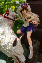 Charger l&#39;image dans la galerie, Princesse Mononoké, ghibli, figurine San, figurine à peindre, loup
