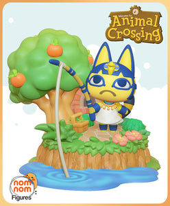 figurine neferti animal crossing, figurine ankha, figurine a peindre