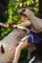 Charger l&#39;image dans la galerie, Princesse Mononoké, ghibli, figurine San, figurine à peindre, loup
