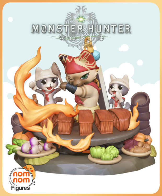 figurine a peindre, palicot monster hunter