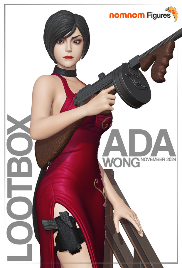 ada wong figurine, resident evil, figurine a peindre