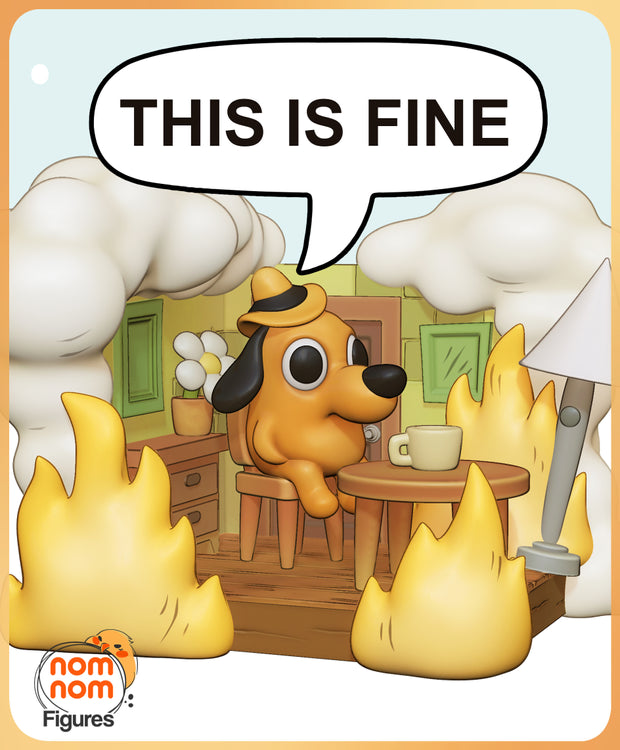 figurine a peindre, this is fine meme