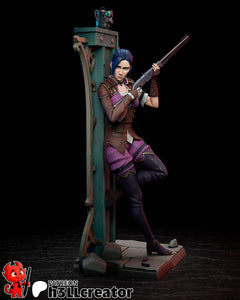 figurine arcane, figurine league of legends, figurine Caitlyn, figurine Jinx, figurine Vi