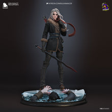 Charger l&#39;image dans la galerie, figurine ciri, figurine the witcher, figurine sorceleur, figurine a peindre
