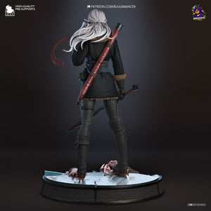 figurine ciri, figurine the witcher, figurine sorceleur, figurine a peindre