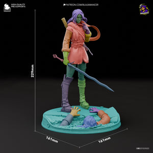 figurine ciri, figurine the witcher, figurine sorceleur, figurine a peindre