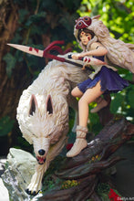 Charger l&#39;image dans la galerie, Princesse Mononoké, ghibli, figurine San, figurine à peindre, loup
