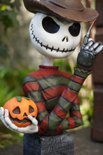 Load image into Gallery viewer, Jack Skellington, Freddy Krueger, buste jack skellington, l&#39;étrange noël de monsieur jack, nightmare before christmas, Daëlys Art
