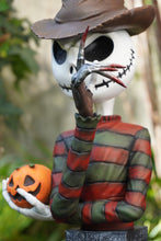 Load image into Gallery viewer, Jack Skellington, Freddy Krueger, buste jack skellington, l&#39;étrange noël de monsieur jack, nightmare before christmas, Daëlys Art
