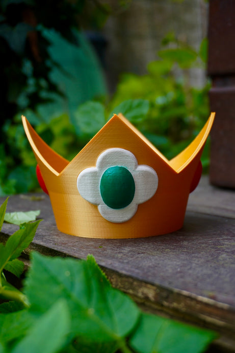 Couronne daisy, couronne mario, cosplay daisy, daisy mario, Daëlys Art