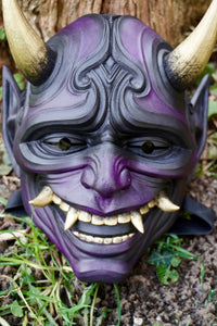 Masque Oni portable - violet