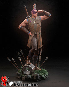 Figurine Baldur's Gate, figurine Minsc, figurine a peindre