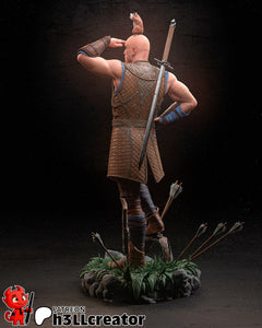 Figurine Baldur's Gate, figurine Minsc, figurine a peindre