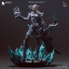 Charger l&#39;image dans la galerie, figurine wow, figurine sylvanas, figurine roi liche, figurine a peindre
