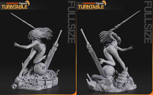 figurine A2, figurine Nier, figurine 2B, nier automata, figurine a peindre