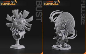 figurine skull kid, figurine zelda, figurine a peindre, zelda majora's mask