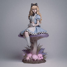 Load image into Gallery viewer, Alice au pays des merveilles, figurine Alice au pays des merveilles, figurine a peindre, Lewis Caroll

