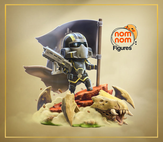 Helldivers 2, figurine Helldivers, starship troopers