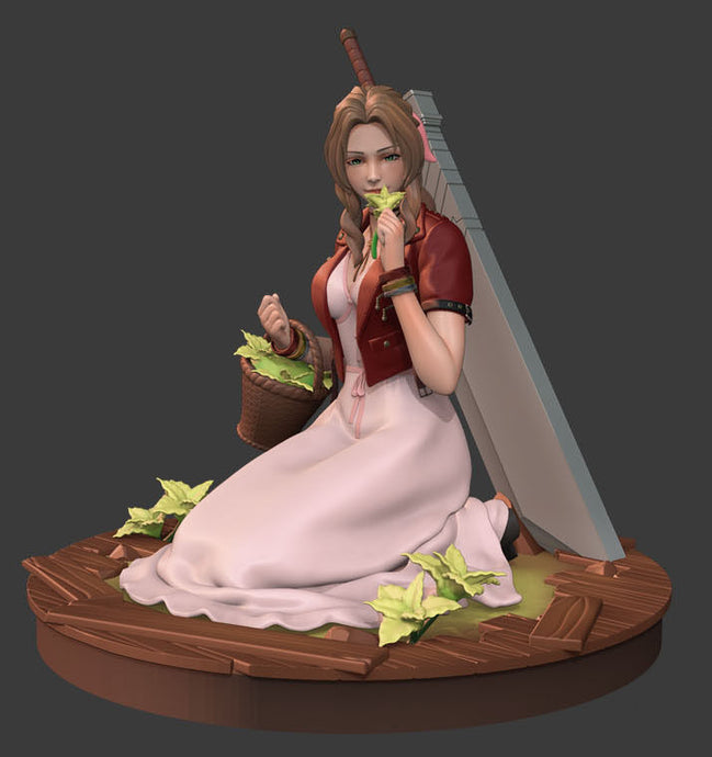 Aerith, figurine Aerith, figurine final fantasy 7, figurine final fantasy, Cloud, Tifa, Sephiroth