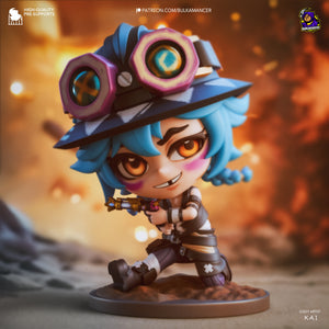 Figurine Isha Arcane, figurine Arcane, figurine Jinx, Figurine a peindre