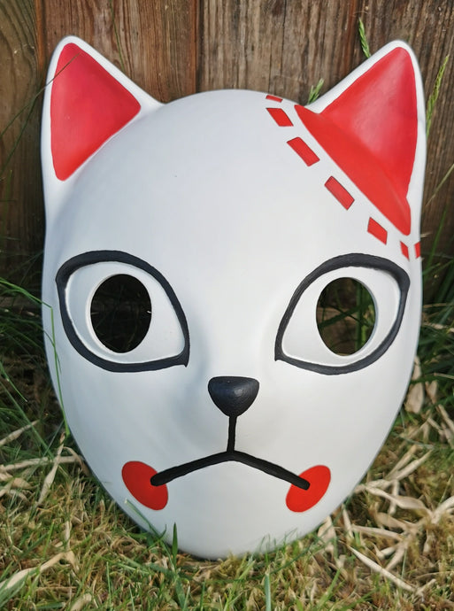 Zenitsu, Tanjiro, Nezuko, Demon slayer, demon slayer mask, demon slayer cosplay, Sabito mask demon slayer, anime, manga, Daëlys Art, Makomo mask, Tanjiro mask